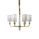 Loft Industry Modern - Glass Deco Chandelier